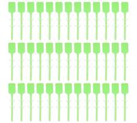 HEMOTON 2000pcs Plastic Tamper Seals for Fire Extinguishers, Visible Safety Inspection Security Ties, Prevents Accidental Activation, Light Green, Suitable for Residential and Office Fire