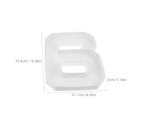 HEMOTON 2026 Number Shaped Fillable Cardboard Candy Box with Unique Design and Charming Appearance, Reusable Treat and Strawberry Tray for Holiday Presents and New Year Party