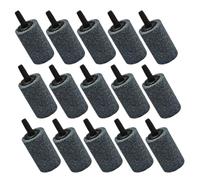 HEMOTON 20pcs Aquarium Air Stone Bubbler Oxygen Aerator Kit Air Stones for Fish Tank Hydroponics Water Circulation