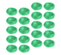 HEMOTON 20Pcs Artificial Bird Nests Decorative Photo Props Lightweight Handmade Bird Shelters for Garden Wildlife Display Eco-friendly Fake Nest Decorations for Easter and Home Decor