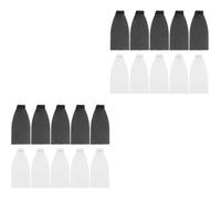 HEMOTON 20pcs Bow Tips Black White Replacement Parts for Improved String Performance Easy to Install Compatible Bows Essential Accessories