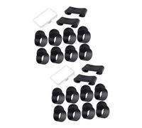HEMOTON 20pcs Complete Drum Kit Mallet Bracket Finger Pick Accessories Storage Box for Drums