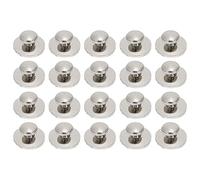 HEMOTON 20Pcs Dental Tongue Side Buckle with Round Mesh Base for Professional Dental Use