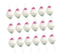 HEMOTON 20pcs Dualhead Gas Lamp Mantles for Camping Weather-resistant Lantern Covers with Cleaner Illumination Multifuel Compatibility for Kerosene and Gas Outdoor Hiking Lighting Supplies