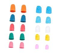 HEMOTON 20pcs Guitar Cots Fingertip Covers for Learner Beginner Guitar Practice Protection Support Random Style