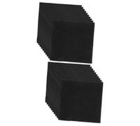 HEMOTON 20pcs Microfiber Cleaning Cloths for Violin Piano Guitar Musical Instrument Cleaning Wipes Oil Stain Removal Fingerprints Reusable for Acoustic Instruments