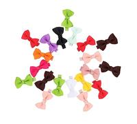 HEMOTON 20pcs One-word Hairpin Girls Hair Clips Bow Design Boy Girl Hair Accessories Barrettes for Boys and