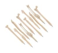HEMOTON 20pcs Pens Bone Shape Ballpoint Novelty Halloween Themed Students