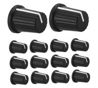 HEMOTON 20pcs Potentiometer Knobs with Plum Handle Rotary Caps for Precise Audio Volume Control Compatible Replacement Dj Control Knob for Musical Instruments and Electronic Devices