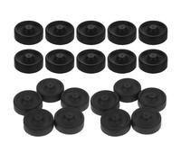 HEMOTON 20pcs Rubber Diaphragm Replacement for Aquarium Oxygen Pump, Black Rubber Material with Noise Reduction and Easy Installation, Compatible with Fish Tank Air Pump Accessories