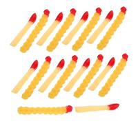 HEMOTON 20pcs Simulation Food Fake French Fries Non Toxic Artificial Food Model for Pretend Play Kitchen Photography Prop Restaurant Window Display and Party Decoration