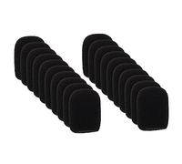 HEMOTON 20pcs Sponge Headband Microphone Covers Pack Windproof Microphone Sponge Covers for Lapel Mics for Mic and Outdoor Use
