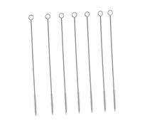 HEMOTON 20PCS Stainless Steel Drinking Straw Brush with Nylon Bristles Strong Cleaning Tool for Bottles Tubes and Narrow Straws Reusable Washable Household Brush Cleaner