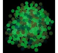 HEMOTON 216pcs Glow in Dark Bike Spoke Beads, Clip on Plastic Wheel Charms | Luminous Reflective Finish, Recharges under Light, Weather Resistant Use, for City Cycling and School Commute