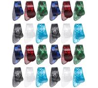 HEMOTON 24pcs Celluloid Guitar Picks for Bass Guitar in Light and Dark Colors for Nail Plectrum Use during Practice Sessions