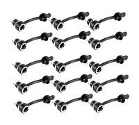HEMOTON 24pcs Power Socket Female Panel Mount Adapter for Electronic Devices and Power Jack Connectors Protective Caps
