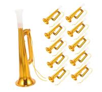 HEMOTON 25pcs Party Noisemaker Horns Loud Handheld Trumpets for Cheering at Games Concerts Festivals Weather-resistant Compact Design for Adults
