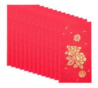 HEMOTON 25pcs Traditional Red Envelope for Wedding and Lucky Money Pockets, Paper Material with Elegant Retro Chinese Style, Accommodates Bracelet, Not Easy to Break, for Festivals
