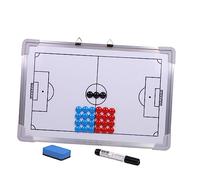 HEMOTON 27 Pcs Teaching Football Board Football Magnetic Markers Training Football Board Pitch Magnetic Teaching Board Magnetic Board Kit Soccer Board Magnets Magnetic Boards White