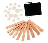 HEMOTON 27pcs Clarinet Accessories Pad Instrument Key Clarinets Clarinet Neck Strap Cork Repair Kit Clarinet Essentials Kit Clarinet Parts Replacement Clarinet Replacement Parts Fleece