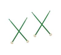 HEMOTON 2pairs Choice for Jazz Drum Stick Style Double-end Drumsticks Practical Design for Hand Fatigue Relief