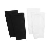HEMOTON 2Pairs High Elasticity Soccer Shin Guard Sleeves Dual Layer Football Pads Holders for Enhanced Performance and Injury Prevention for Training and Matches