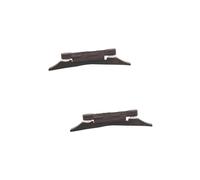 HEMOTON 2pcs Adjustable Guitar Bridge for Mandolin Guitar Strings Bridge Pins Height Adjustable Lightweight