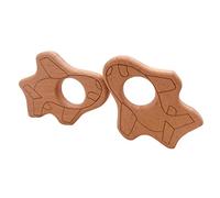 HEMOTON 2pcs Airplane Teething Toy Sensory Exploration Teether Self-Soothing Teether Pain Relief for Toys Months