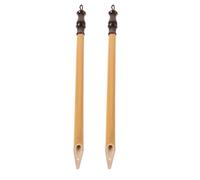 HEMOTON 2pcs Bamboo Cane Dip Pen Calligraphy Writing Tool, Handcrafted Bamboo, Beige, Ink Control Design, for Manga Calligraphy, Office, Beginners