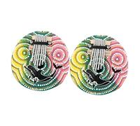 HEMOTON 2pcs Beginner Finger Piano Toy Decorative Thumb Piano for Boys and Girls for Home Office Decor Easy to Play