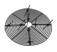 HEMOTON 2pcs Black Plastic Flower Pot Grid Cover for Plant Soil Protection