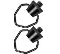 HEMOTON 2pcs Camping Light Hanger Loops Made of Aluminium Alloy, Easy to Install and Remove, Sl nd Modern Hanging Hooks for Tent Lights, Suitable for Home and Commercial Use
