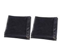 HEMOTON 2pcs Car Backseat Barrier Pet Divider Mesh, Sturdy Vehicle Dog Safety Net 115x60cm for Rear Seat Protection, Boys and Girls and Pets Travel Partition, Universal Fit