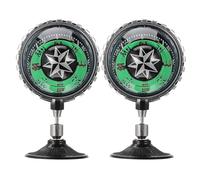 HEMOTON 2pcs Car Dashboard Compass with Suction Cup for Accurate Navigation Reliable Directional Guidance Compact Space-saving Design Easy Installation Vehicle Accessory for Cars Boats
