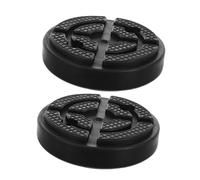 HEMOTON 2pcs Car Jack Lifting Pads Rubber Vehicle Lift Jacking Beam Pads Anodized for Workshop Use