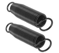 HEMOTON 2pcs Carbon Steel Drum Pedal Springs with Reliable Tension for Bass Drum Foot Pedal Lightweight and Portable for Accurate Performance