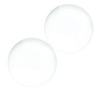 HEMOTON 2pcs Double Convex Optical Glass Lenses for Physics Teaching with Magnification and Focusing Capabilities, for Classroom Demonstrations and Science Experiments