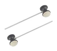 HEMOTON 2pcs Drum for Drumsticks Hammer Drum Kit Accessories Made of Stainless Steel