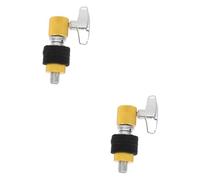HEMOTON 2pcs Drum Set Hi-hat Clutch Aluminum Alloy Cymbal Clutch for Jazz Drummer Drum Part Accessory for Drummer