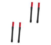 HEMOTON 2pcs Drumstick for Percussion Instruments End Jazz Red for Drummers Comfortable to Hold No Harmful Substances for Rock and Acoustic Music