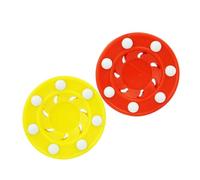 HEMOTON 2pcs Durable Ice Hockey Pucks Lightweight Roller Hockey Balls Multiuse Training Tool for Ice and Roller Sports Enthusiasts