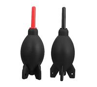HEMOTON 2pcs Dust Cleaner Air Blower Silicone Camera Cleaning Blower Equipment for Lens and Cell Phone Maintenance Black Red