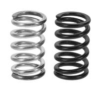 HEMOTON 2pcs Electric Guitar Tremolo Arm Spring Tension Springs Replacement Accessories for Electric Guitar Tremolo Vibrato System Black Silver