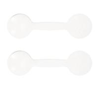 HEMOTON 2pcs Eye Occluder Shield Plates for Optometry Eyesight Exam Tool White Eye Test Blinders for Vision Screening