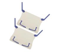 HEMOTON 2pcs Foldable Sheet Music Holder Stand, Abs White, 8.1x6.4 Inches, Quick Folding Design, for Sheet Music and Books, Piano Desk Use, for Musicians and Instrumentalists