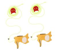 HEMOTON 2pcs Funny Cat Toys Hanging Interactive Cat Toy Catnip Interesting Kitten Plaything for Spring