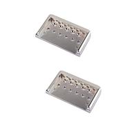 HEMOTON 2pcs Guitar Accessory Easy Install Hardtail Bridge Plate Top-loading Design String