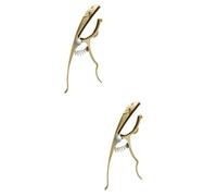 HEMOTON 2pcs Guitar Capo for Electric Guitar Zinc Alloy Material Clip-tuner Design Tuning