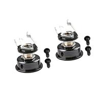 HEMOTON 2pcs Guitar Jack Socket Replacement for Electric Guitar High Sensitivity Instrument Socket Easy Installation Non-burr Design Resistant