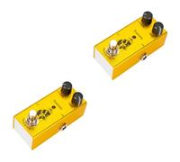 HEMOTON 2pcs Guitar Pedal True Bypass Tremolo Effect Photoelectric Tube Circuit for Clean Sound Lightweight Design for Musicians and Guitarists